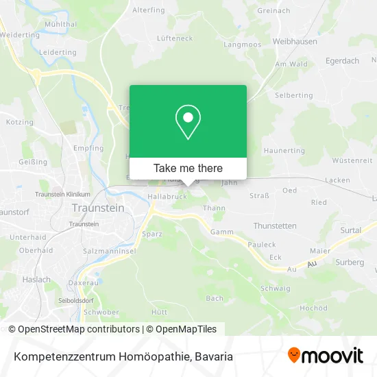 Карта Kompetenzzentrum Homöopathie