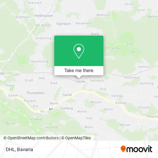 Карта DHL