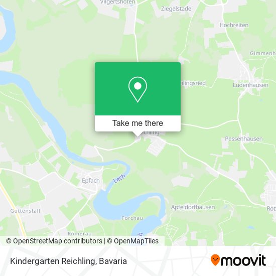 Карта Kindergarten Reichling