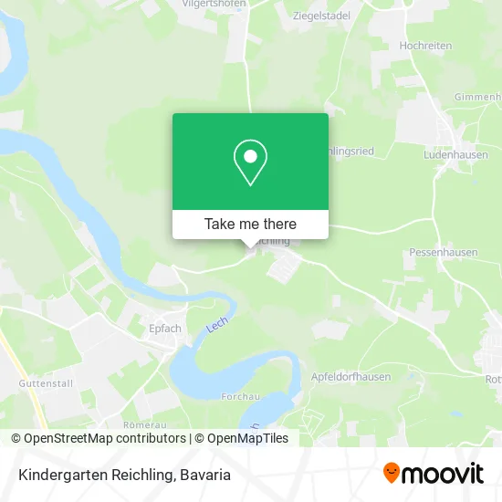 Карта Kindergarten Reichling