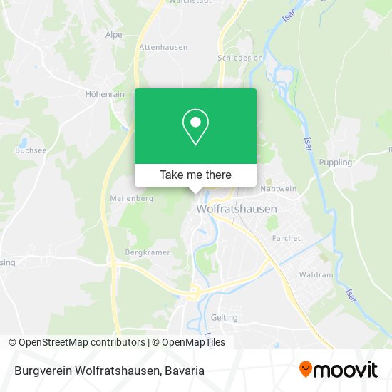 Burgverein Wolfratshausen map