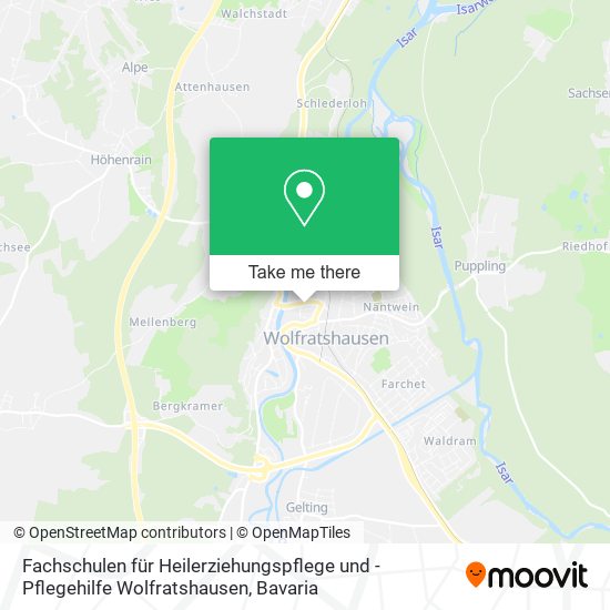 Fachschulen für Heilerziehungspflege und -Pflegehilfe Wolfratshausen map