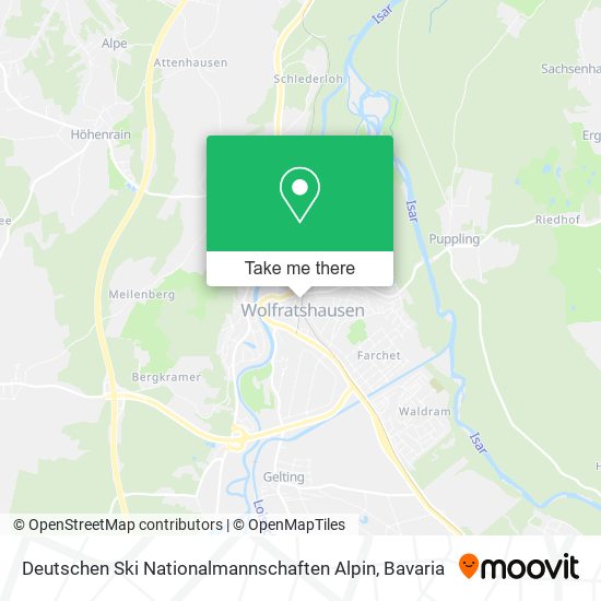 Deutschen Ski Nationalmannschaften Alpin map