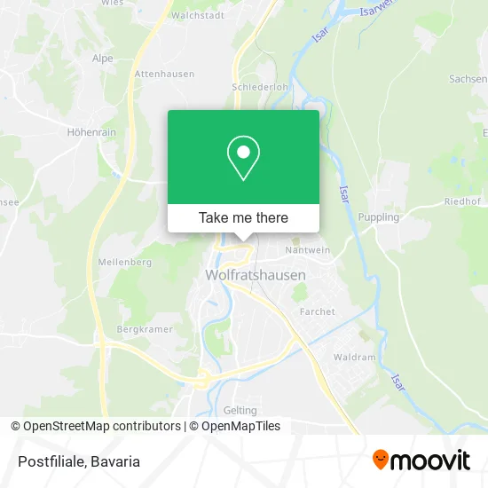 Карта Postfiliale