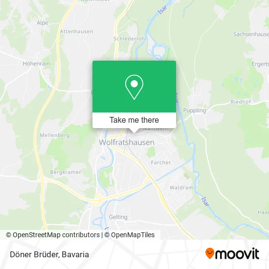 Карта Döner Brüder