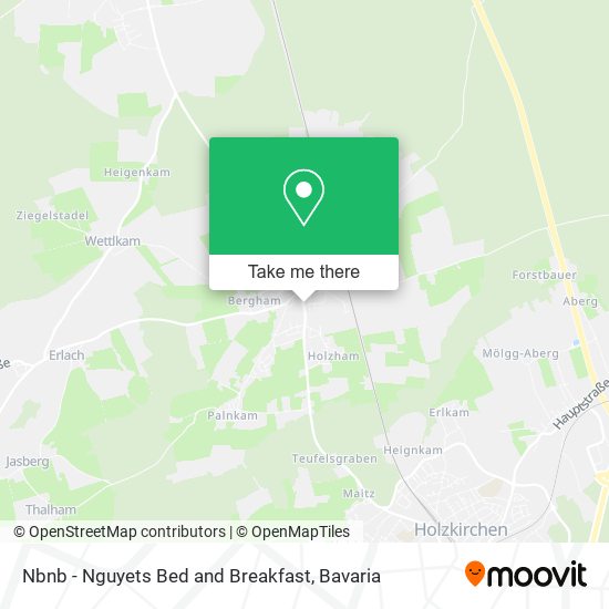 Nbnb - Nguyets Bed and Breakfast map