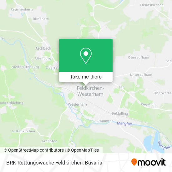 Карта BRK Rettungswache Feldkirchen