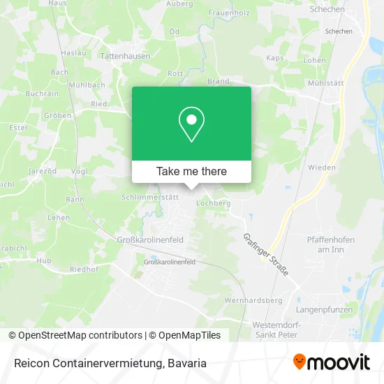 Карта Reicon Containervermietung