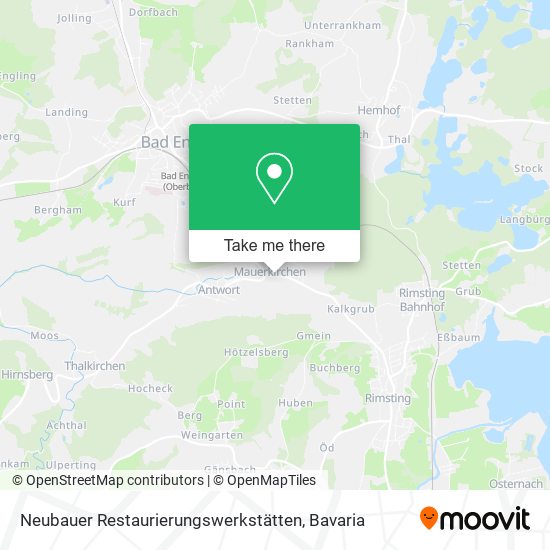 Neubauer Restaurierungswerkstätten map