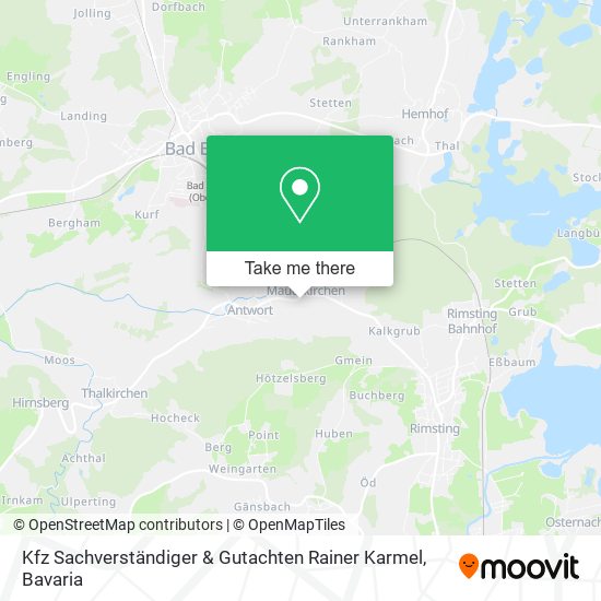 Kfz Sachverständiger & Gutachten Rainer Karmel map