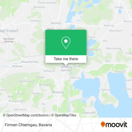 Firmen Chiemgau map