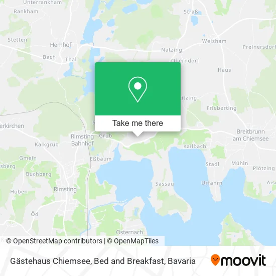 Карта Gästehaus Chiemsee, Bed and Breakfast