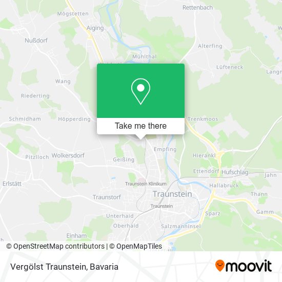 Vergölst Traunstein map