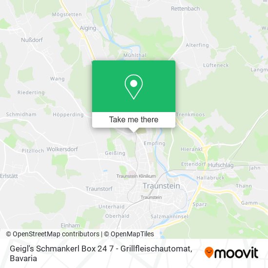Geigl's Schmankerl Box 24 7 - Grillfleischautomat map