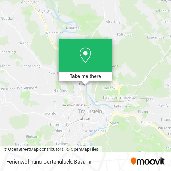 Карта Ferienwohnung Gartenglück