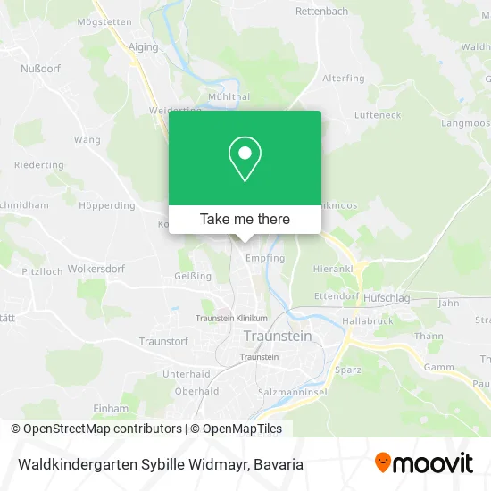 Карта Waldkindergarten Sybille Widmayr