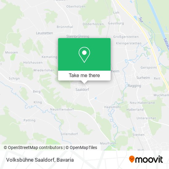 Volksbühne Saaldorf map