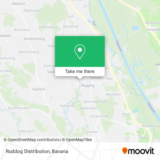 Ruddog Distribution map