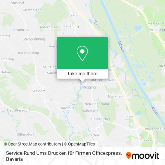 Карта Service Rund Ums Drucken für Firmen Officexpress