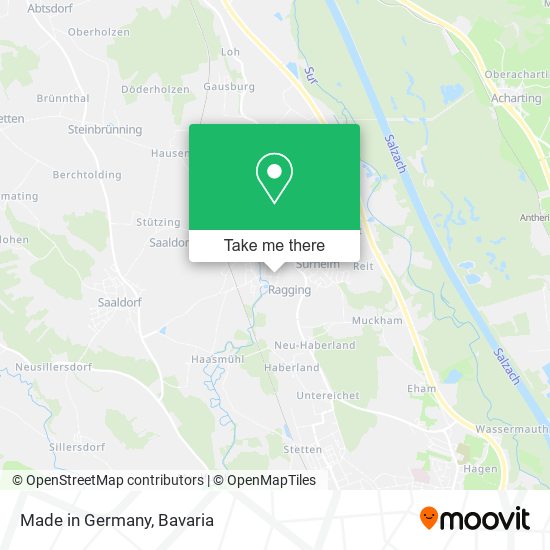 Made in Germany map