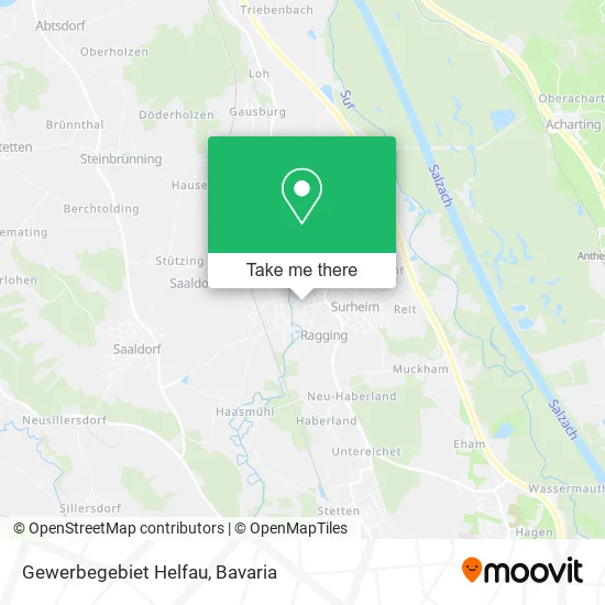 Карта Gewerbegebiet Helfau