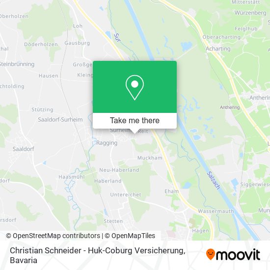 Christian Schneider - Huk-Coburg Versicherung map