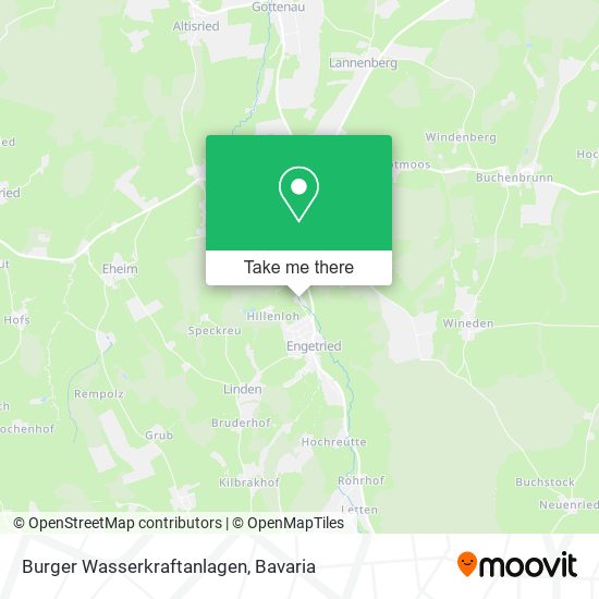 Burger Wasserkraftanlagen map