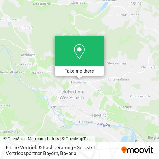 Fitline Vertrieb & Fachberatung - Selbstst. Vertriebspartner Bayern map