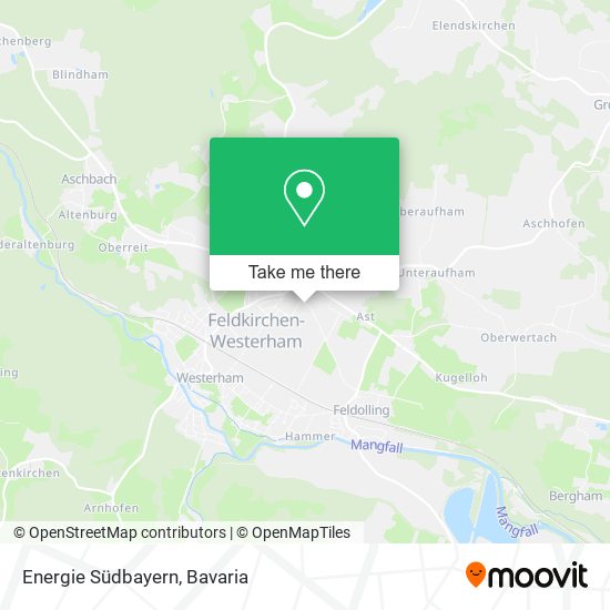 Карта Energie Südbayern