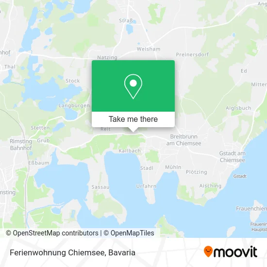 Ferienwohnung Chiemsee map