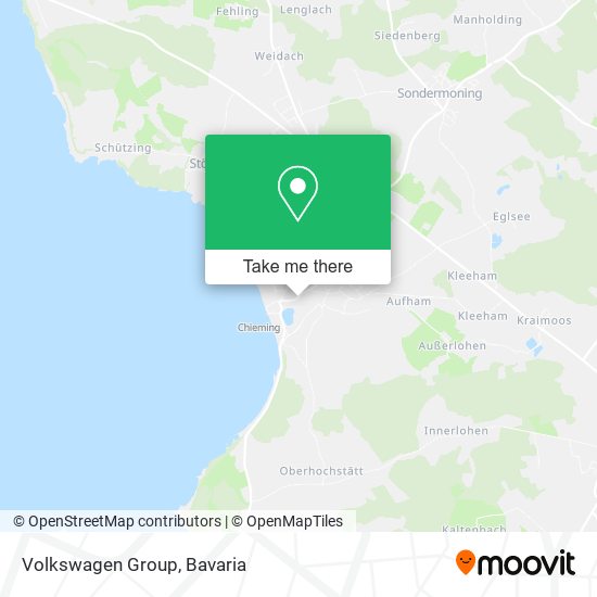 Volkswagen Group map