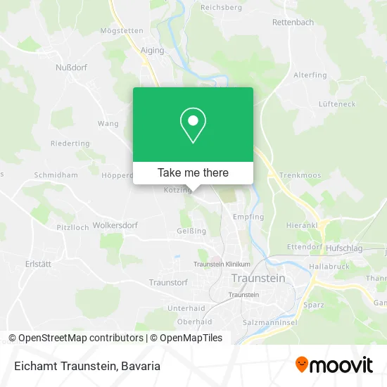 Карта Eichamt Traunstein