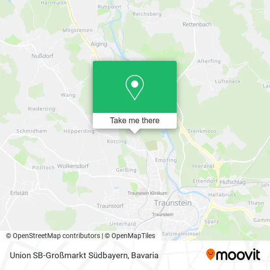 Карта Union SB-Großmarkt Südbayern