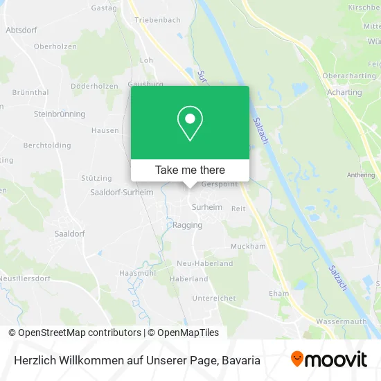 Карта Herzlich Willkommen auf Unserer Page