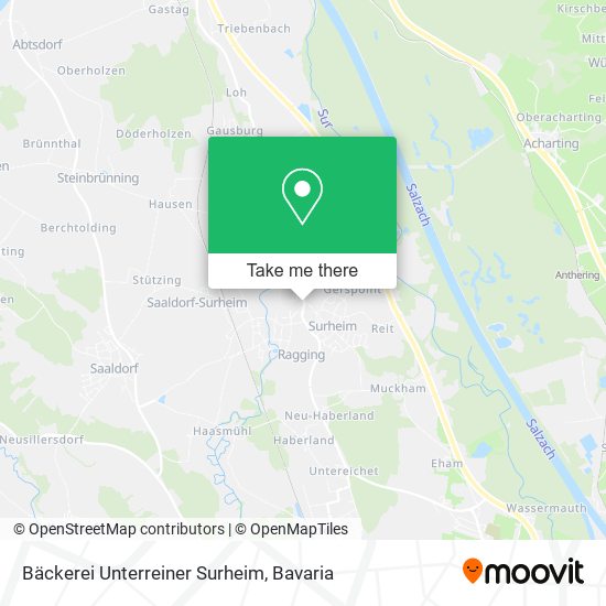 Bäckerei Unterreiner Surheim map