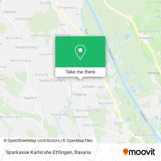 Карта Sparkasse Karlsruhe Ettlingen