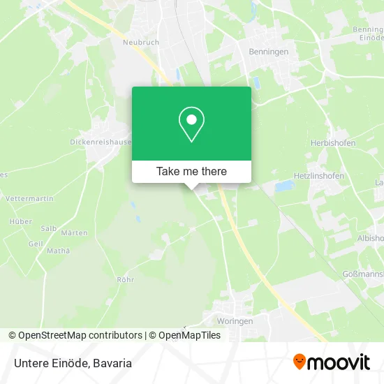 Карта Untere Einöde