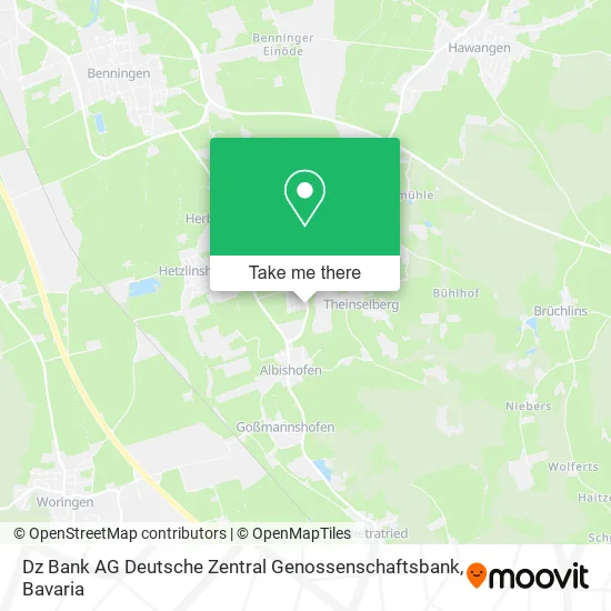 Карта Dz Bank AG Deutsche Zentral Genossenschaftsbank