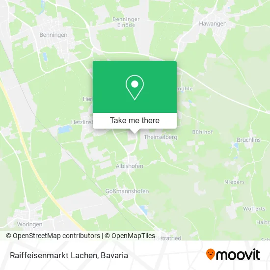 Карта Raiffeisenmarkt Lachen