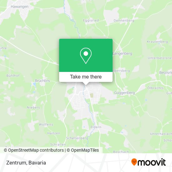 Zentrum map