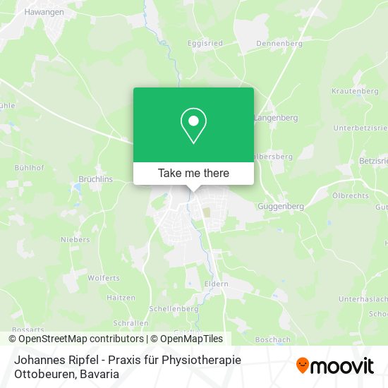 Johannes Ripfel - Praxis für Physiotherapie Ottobeuren map