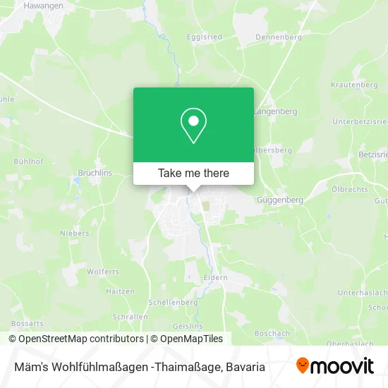 Карта Mäm's Wohlfühlmaßagen -Thaimaßage