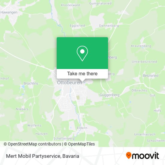 Mert Mobil Partyservice map