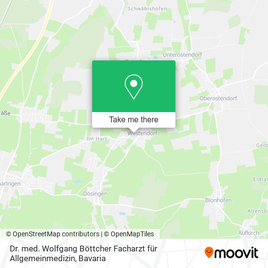 Dr. med. Wolfgang Böttcher Facharzt für Allgemeinmedizin map