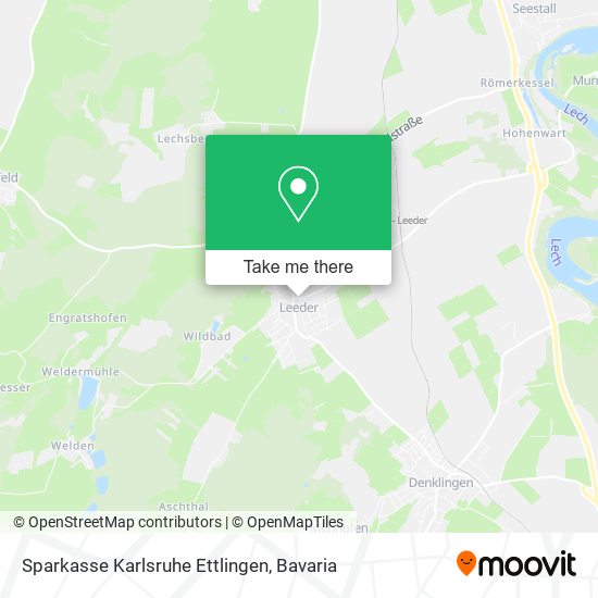 Sparkasse Karlsruhe Ettlingen map