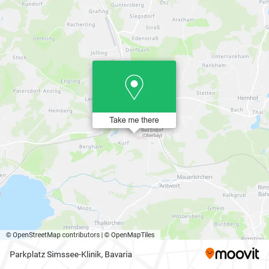 Карта Parkplatz Simssee-Klinik