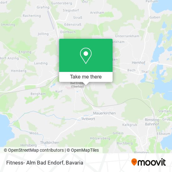 Fitness- Alm Bad Endorf map