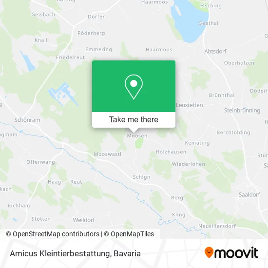 Карта Amicus Kleintierbestattung