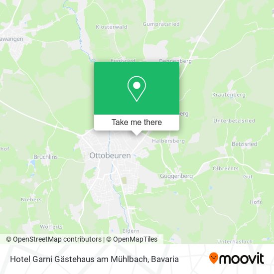 Hotel Garni Gästehaus am Mühlbach map