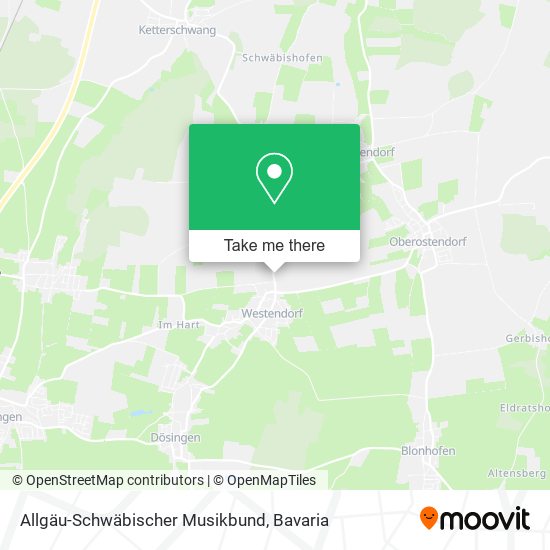 Allgäu-Schwäbischer Musikbund map